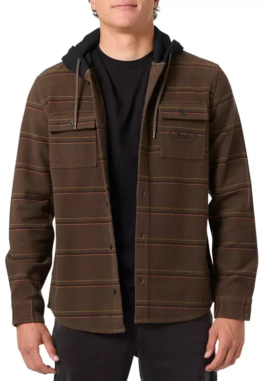 O'Neill Men's Archer Hooded Flannel