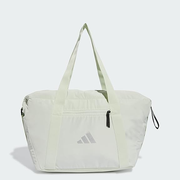 Adidas Duffel Bag, Sports Bag, 0.4 inches (1 cm), Linen Green/Silver Metallic (IY9847)