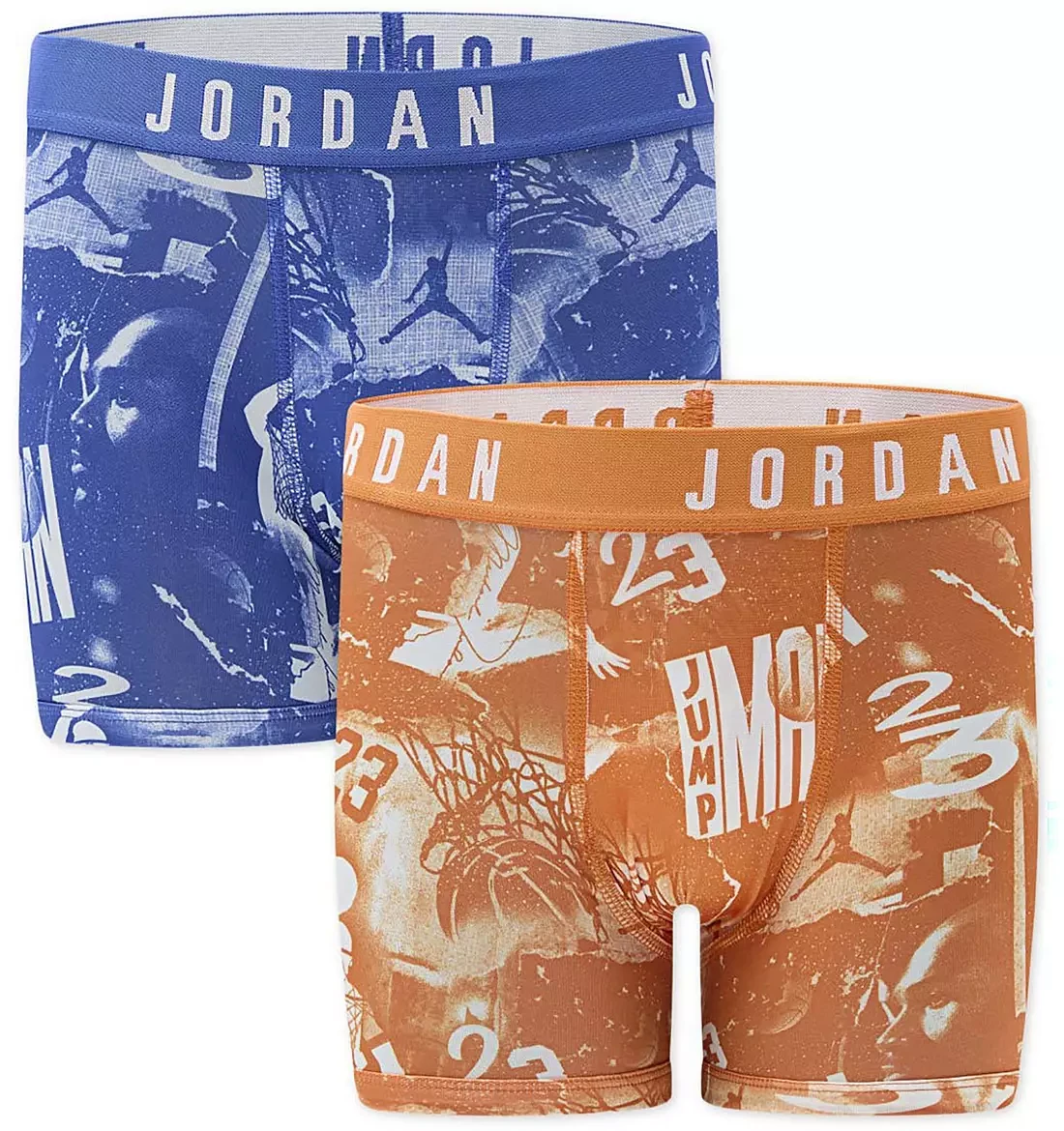 Jordan Boys' 23 Collage Boxer Briefs - 2 Pack