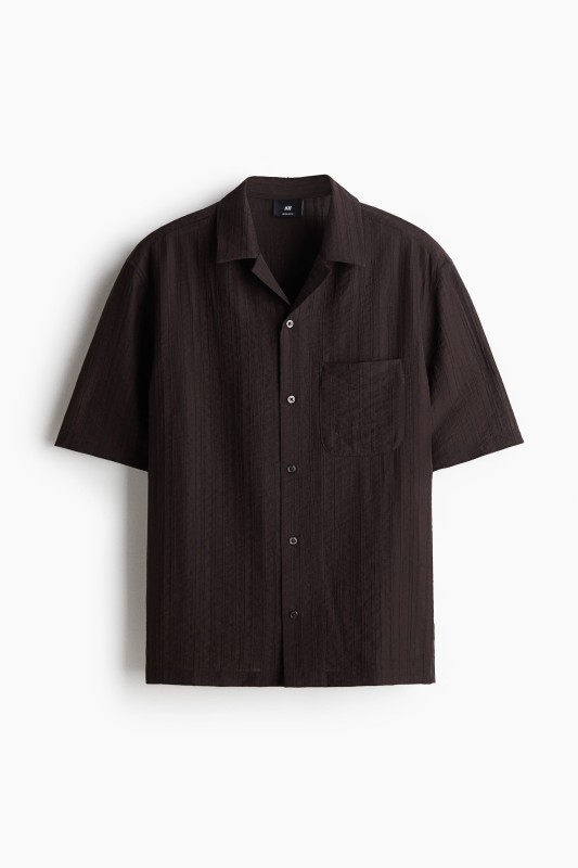 Regular-Fit Textured Resort Shirt