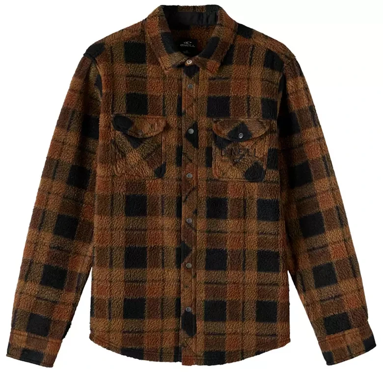 O'Neill Men's Glacier Plaid Superfleece Shirt