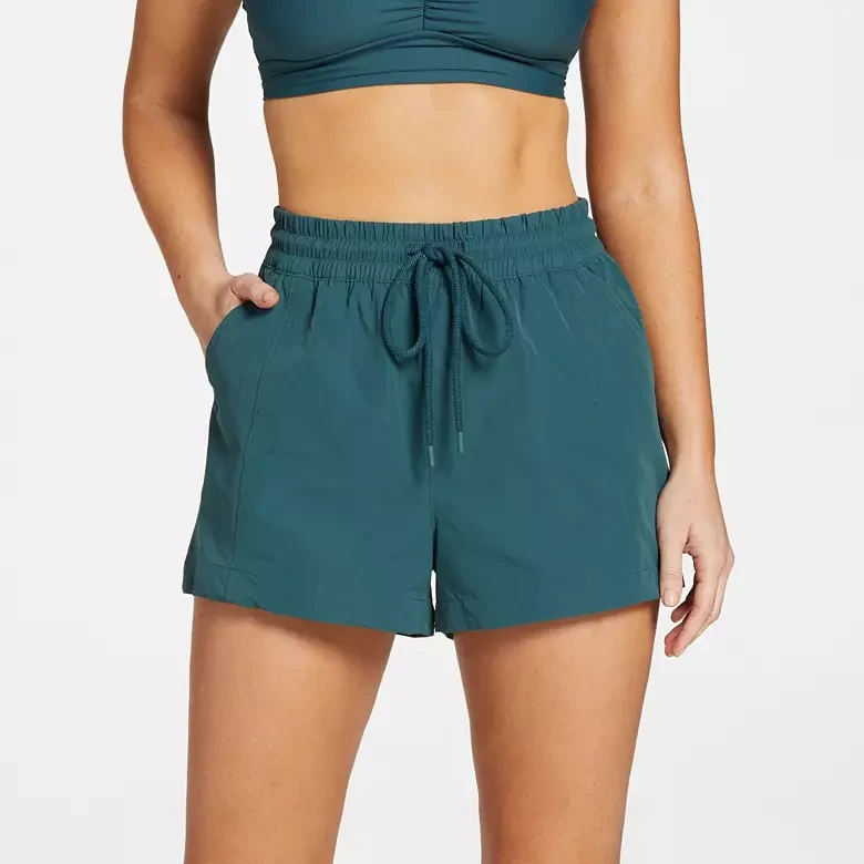 CALIA Women's High Waisted Swim Utility Board Short