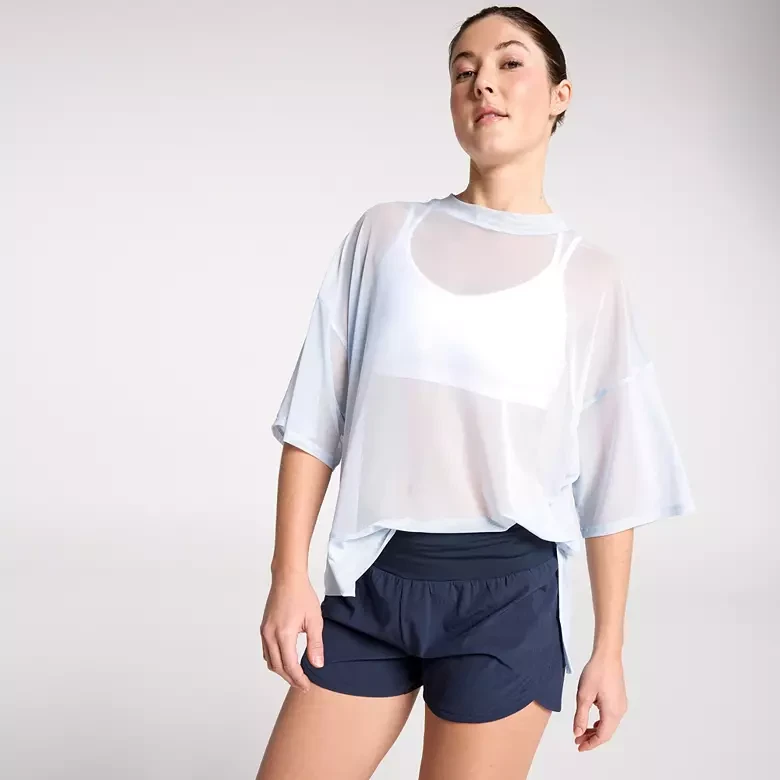 CALIA Women's Oversized Mesh Tee