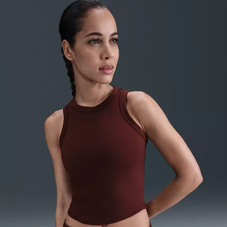 Nike Women's One Fitted Dri-FIT Cropped Tank Top