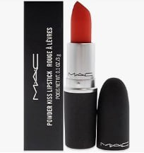 MAC Powder Kiss Lipstick - 303 Style Shocked For Women 0.1 oz Lipstick